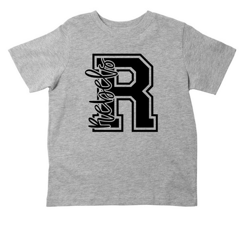Toddler REBEL, a Heather Toddler Tee