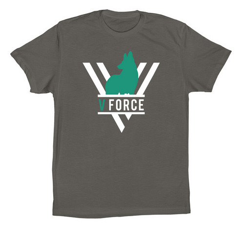 10 Commandments V Force Version 2, a Asphalt Premium Cotton Tee