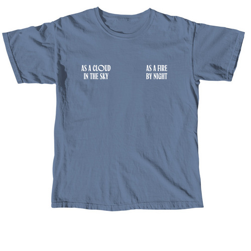 He Will Lead V2, a Blue Jean Comfort Colors Unisex Tee