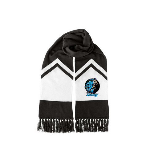 Santa Cruz Derby Groms Legacy - Scarves, a Black/ White Two-Tone Gameday Scarf