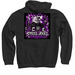 Panda Hoodie, a Black Pullover Hoodie (back-view)