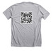 Support Transformed Lives One Shirt at a Time, a Athletic Heather Premium Unisex Tee (back-view)