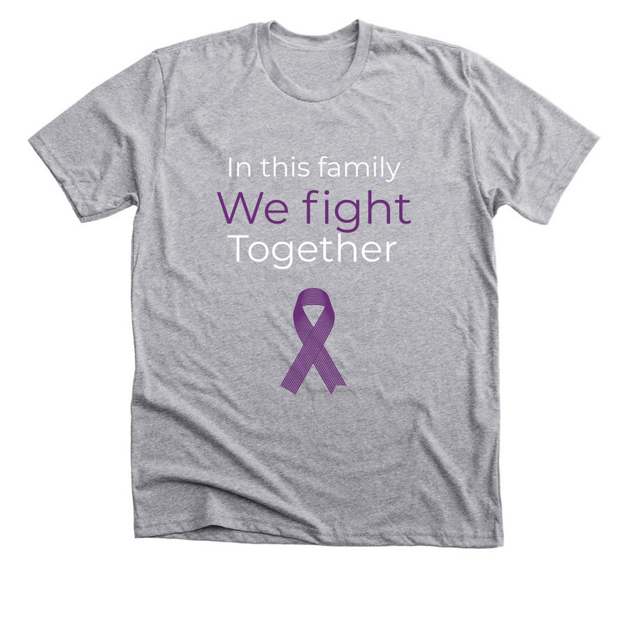 Great strides Cystic Fibrosis walk&nbsp;, a Athletic Heather Premium Unisex Tee