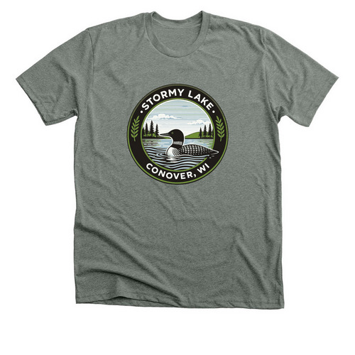 SLA shirts with color logo&nbsp;, a Deep Heather Premium Unisex Tee
