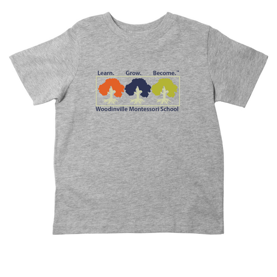 Toddler Classic Tee (Color Logo), a Heather Toddler Tee