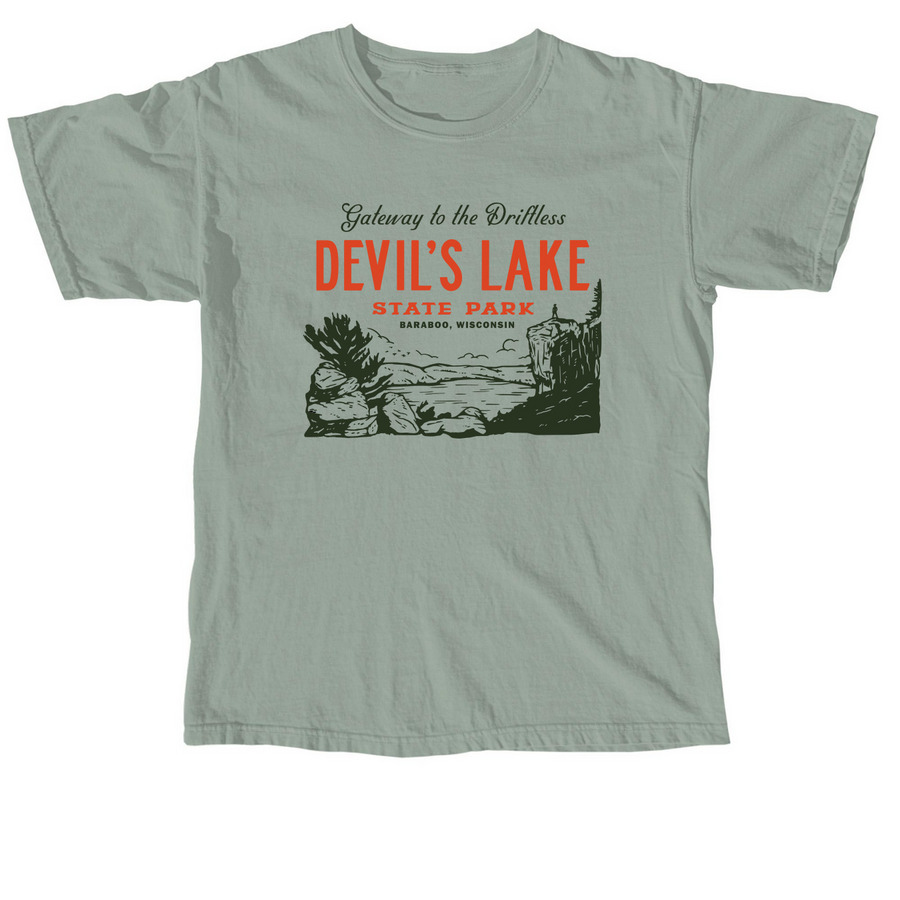 Gateway to the Driftless Shirt (Multi-Color), a Bay Comfort Colors Unisex Tee