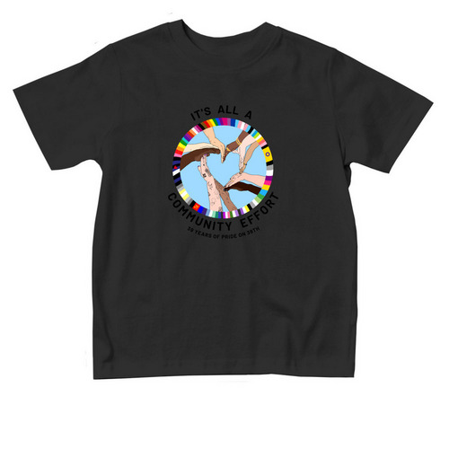 Pride On 39th Anniversary Toddler Tee, a Black Toddler Tee