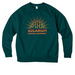 Solarium Classic, a Deep Sea Green Allmade Organic CVC Crewneck Sweatshirt