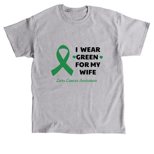 I Wear Green for my Wife, a Sport Grey Classic Unisex Tee
