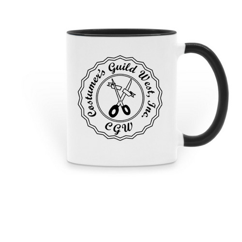 CGW Mug, a Black Two-Tone Ceramic Mug