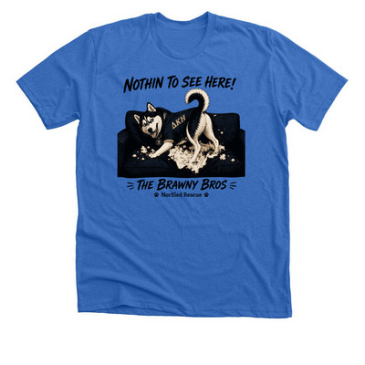 Nothin to See Here!, a Heather True Royal Premium Unisex Tee