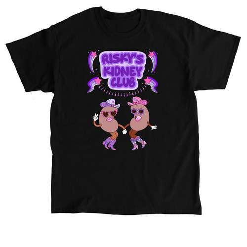Risky's Kidney Club - Unisex T-Shirts, a Black Classic Unisex Tee
