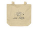 On The Box Tote, a Oyster Organic Cotton Tote Bag