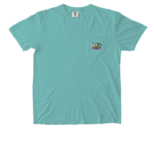 SSTLife -Merry Jane - Pocket Tee, a Chalky Mint Comfort Colors Pocket Tee