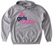 Girls Rugby Light Sweatshirts, a Sport Grey Gildan Softstyle Pullover Hoodie