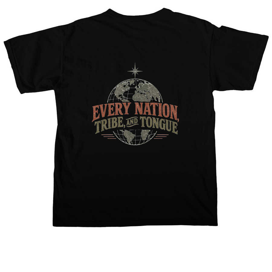 T-Shirts & Sweatshirts, a Black Comfort Colors Unisex Tee (back-view)