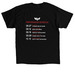 Marching Band Opposites Season, a Black Classic Unisex Tee (back-view)