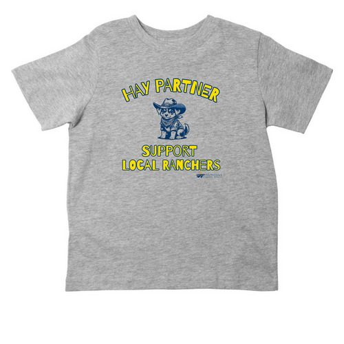 Hay Partner, a Heather Toddler Tee