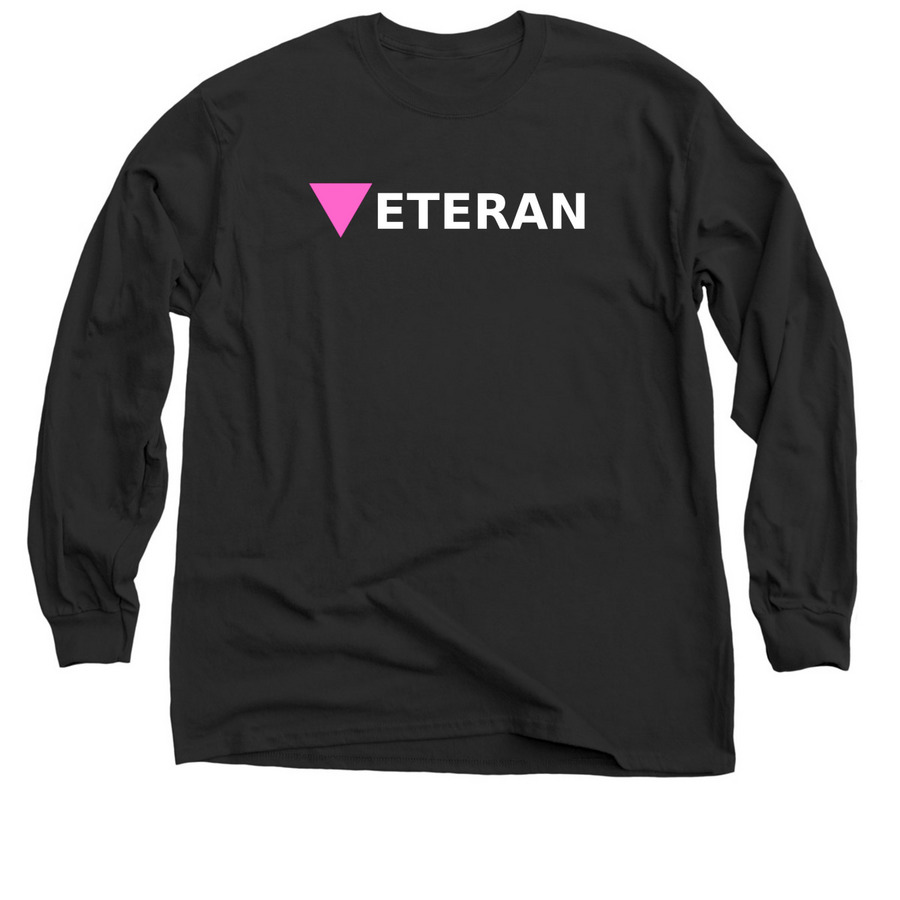 LGBTQ Veteran long sleeve tee design