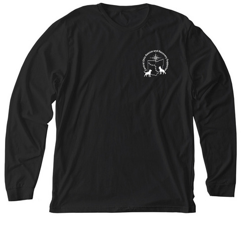 CORRK9U Supporter Shirt, a Solid Black Blend Premium Long Sleeve Tee