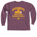 Protect the Vote. Defend Democracy., a Berry Comfort Colors Long Sleeve Tee