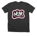 Big Pink NEAR Logo, a Dark Grey Heather Premium Unisex Tee