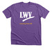 LWVLA - Empowering Voters (ballot box), a Heather Team Purple Premium Unisex Tee