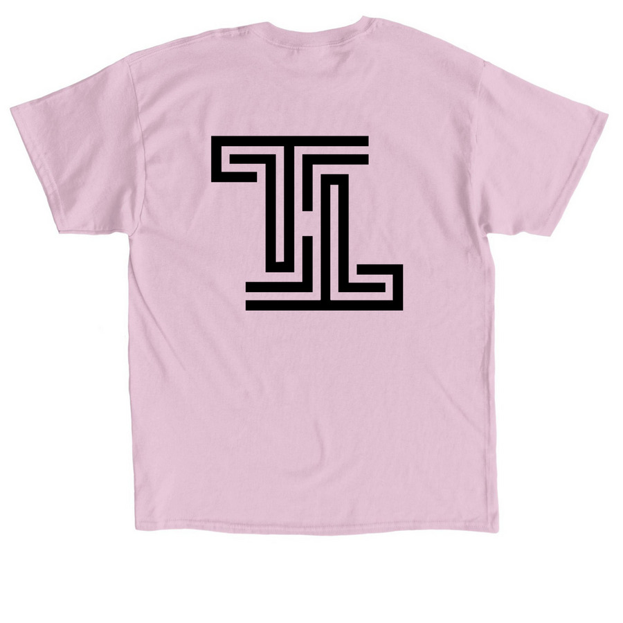 Pink Shirt, a Light Pink Classic Unisex Tee (back-view)
