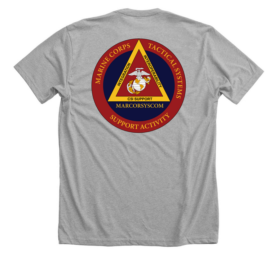 MCTSSA Shirts and Sweaters - Front & Back, a Athletic Heather Premium Unisex Tee (back-view)