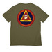 MCTSSA Shirts and Sweaters - Front & Back, a Olive Green Drab All-American Unisex Tee (back-view)