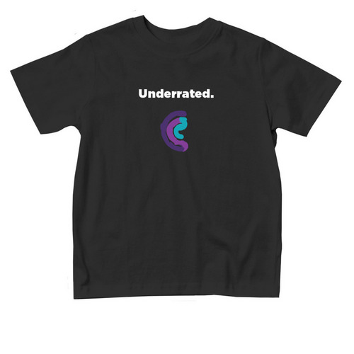Colorful Underrated toddler tee, a Black Toddler Tee