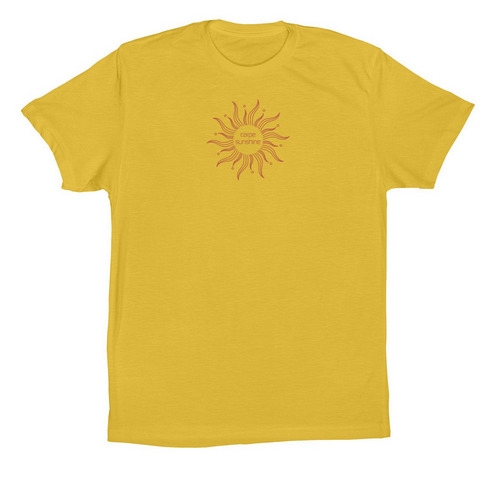 Carpe Sunshine Yellow T-shirt, a Maize Yellow Premium Cotton Tee
