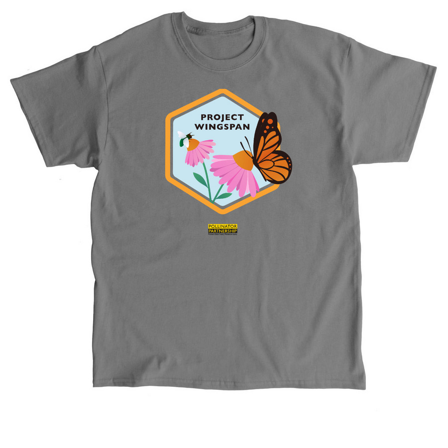 Pollinator Partnership's Project Wingspan&nbsp;?, a Charcoal Classic Unisex Tee