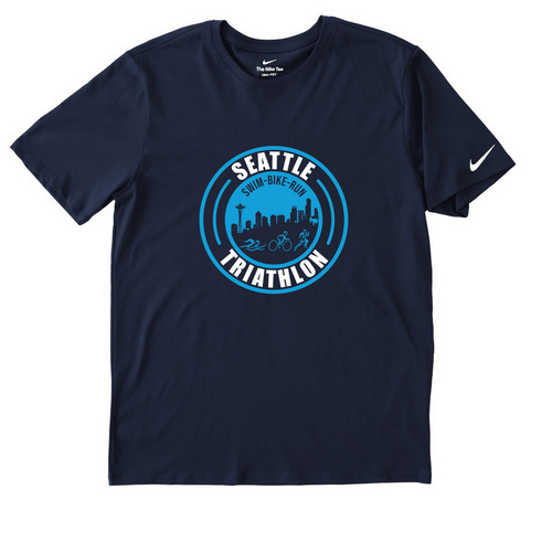 Performance Tech Shirts, a College Navy Nike Dri-FIT Jersey Blend Performance Tee