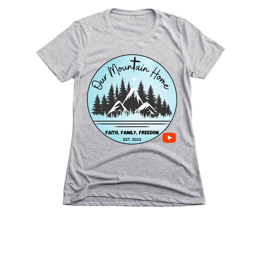 Slim Fit Tee, a Dark Heather Grey Women's Slim Fit Tee