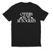 Otters Not Autocrats Shirts, a Deep Black Allmade Eco Triblend Unisex Tee