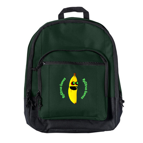 Banana Eats: Banana Fan's Backpack, a Forest Green Everyday Backpack