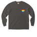Planned Parenthood Pride Long Sleeve, a Pepper Comfort Colors Long Sleeve Pocket Tee