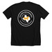 GBGRR Apparel-Logo Front & Back-Dark Shirts, a Solid Black Blend Premium Unisex Tee (back-view)
