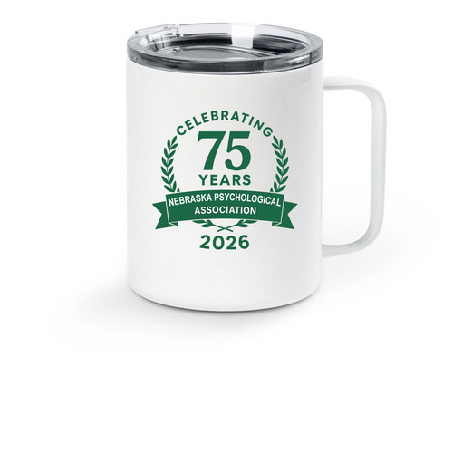 NPA Travel Mug, a White Stainless Steel Travel Mug