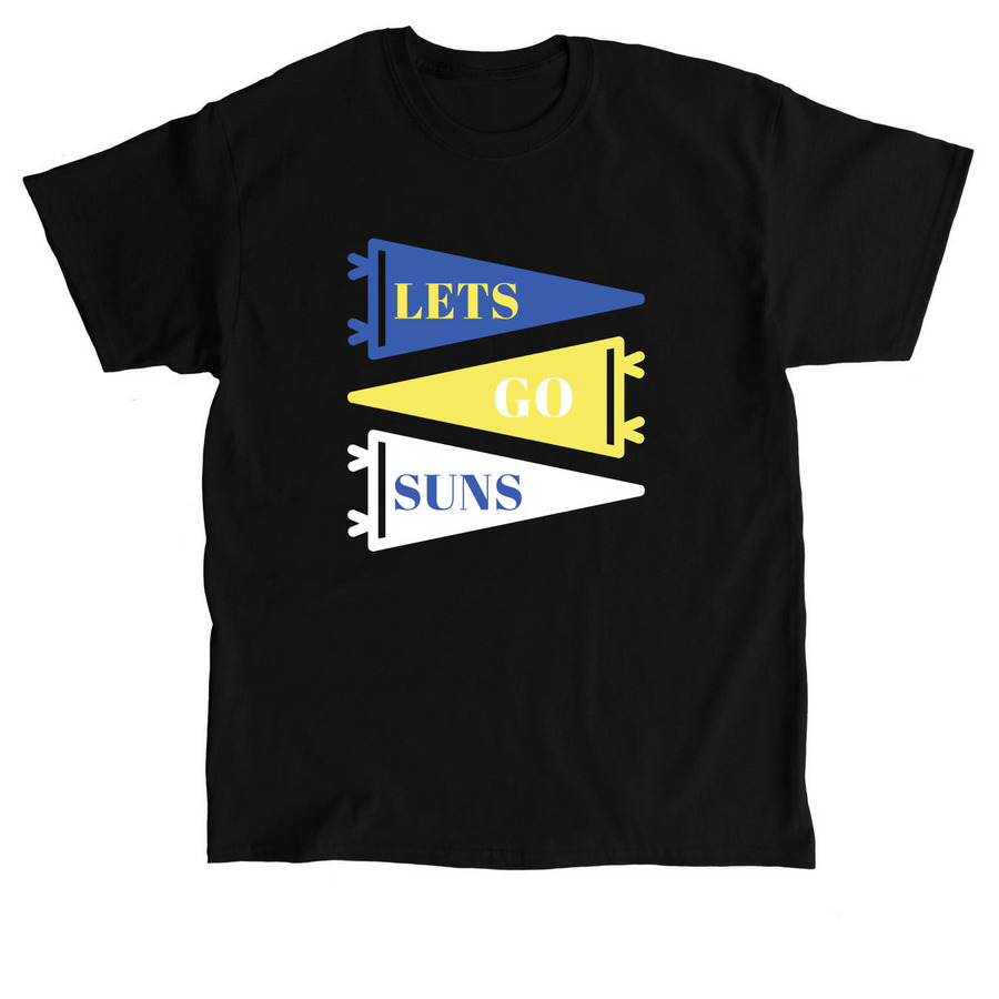 Let's Go Suns!, a Black Classic Unisex Tee