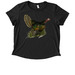 Classic Wild Turkey&nbsp;, a Space Black Allmade Eco Triblend Women?s Scoop Neck Tee