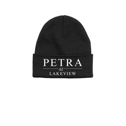 Black Beanie, a Black Printed Base Camp Beanie