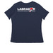Classic&nbsp;LRRF Logo Dark Tees and Sweatshirts&nbsp;, a Navy Women's Relaxed V-Neck Tee (back-view)