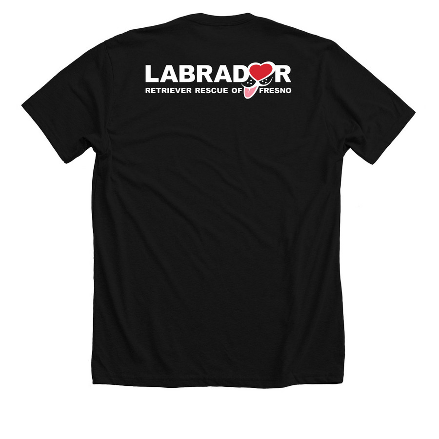 Classic&nbsp;LRRF Logo Dark Tees and Sweatshirts&nbsp;, a Solid Black Blend Premium Unisex Tee (back-view)