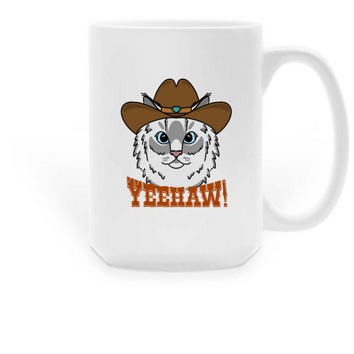 Meowdy Cowboy Cat Mug | Bonfire