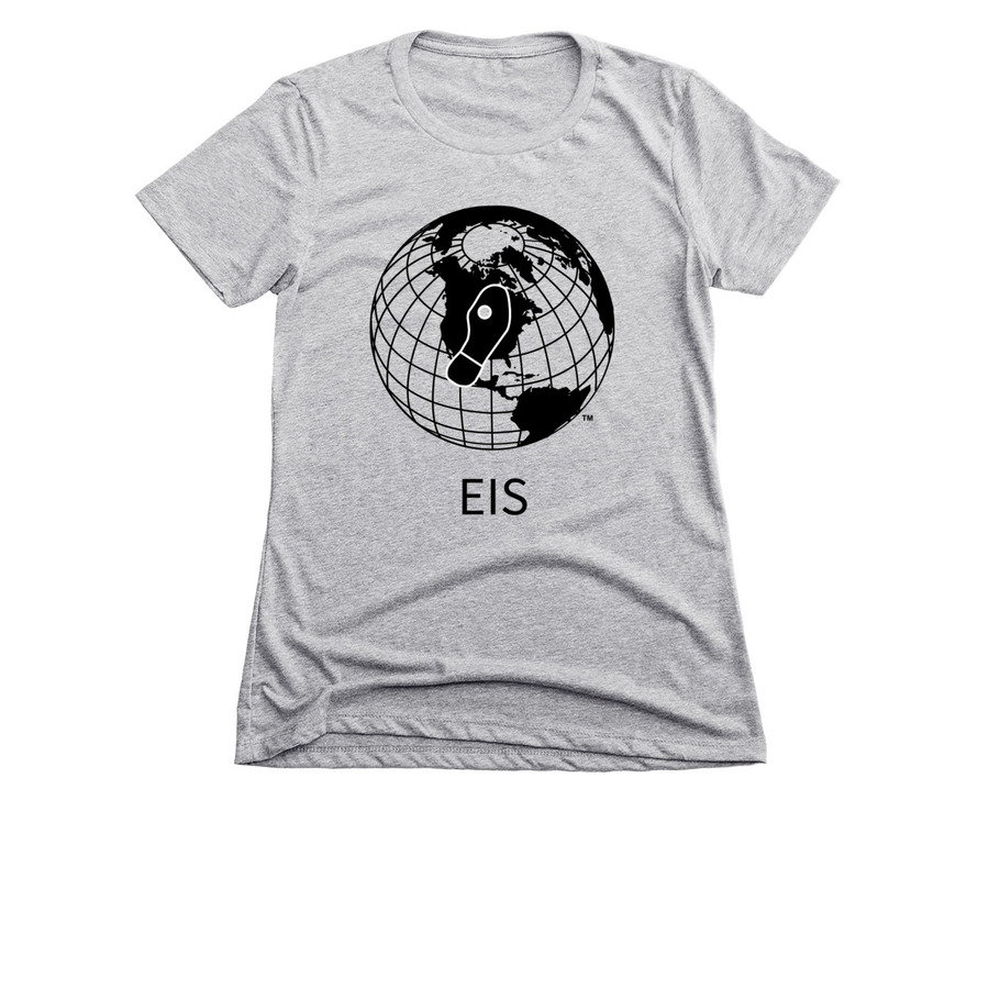 EIS gray shirts/sweatshirts, a Dark Heather Grey Women's Slim Fit Tee