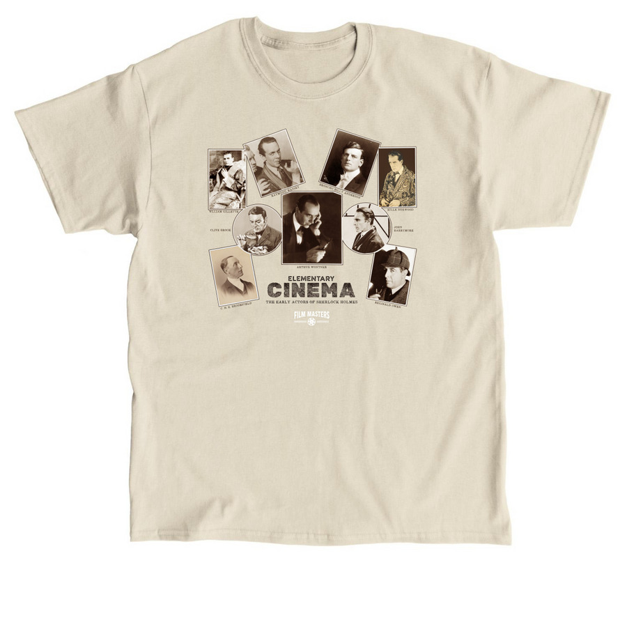 The Early Actors of Sherlock Tee, a Sand Classic Unisex Tee