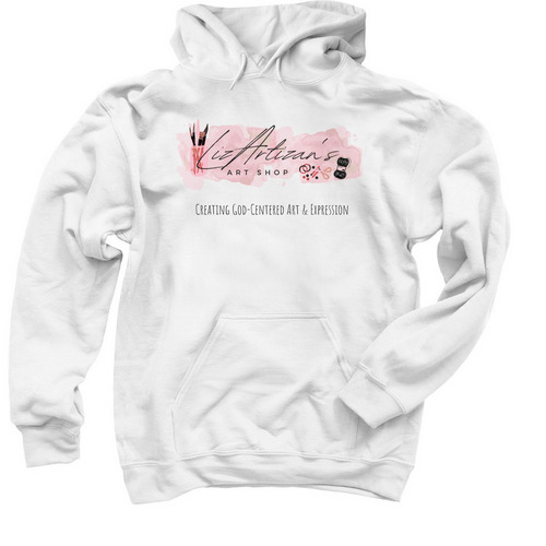 LizArtizan Shirts&nbsp;, a White Pullover Hoodie