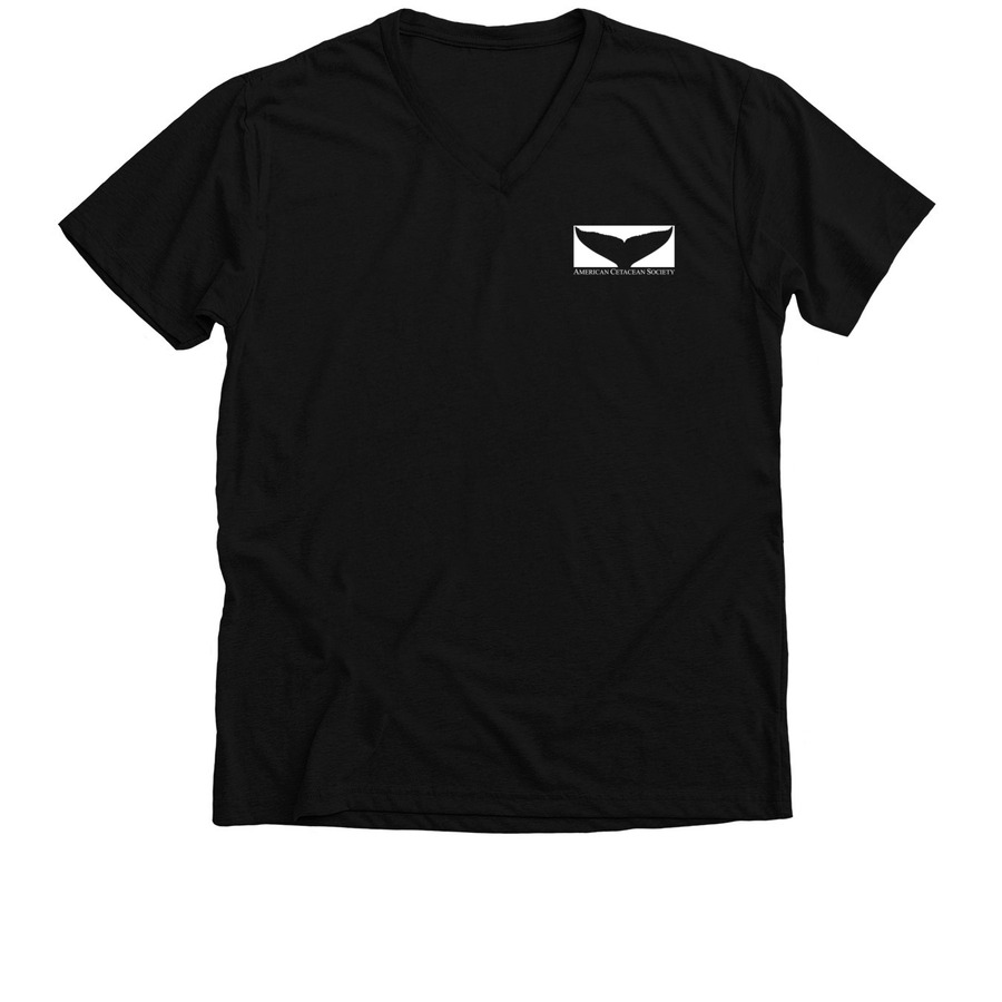 "Hope", The Blue Whale&nbsp;, a Solid Black Blend Premium V-Neck Tee